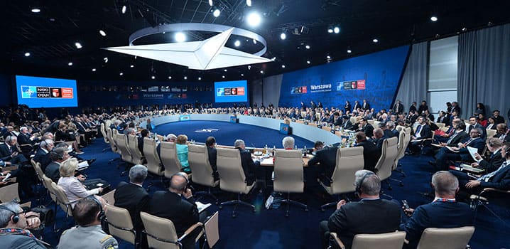 At the 2016 NATO Summit in Warsaw, Allies agreed to ‘ensure that NATO has the full range of capabilities necessary to deter and defend against potential adversaries and the full spectrum of threats that could confront the Alliance from any direction.’ © NATO
)