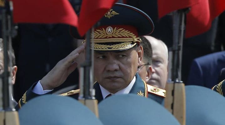 Russian Defence Minister Sergei Shoigu, Moscow, Russia, 9 May 2016. © REUTERS
)