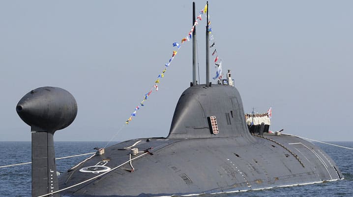  Russia is in the process of rebuilding its naval forces. Recent reports suggest that it may upgrade its high-performance Cold War Alfa class of submarines (pictured here) with sophisticated new technology. © The National Interest
