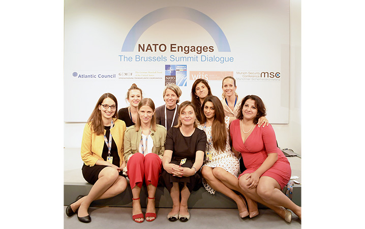 Defence and security have traditionally been perceived as a male domain. It is important for NATO to reach out to women, including through Women in International Security (WIIS). © NATO
)