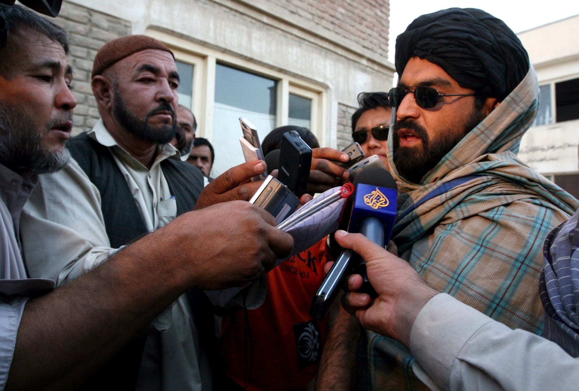 Playing the media game: the Taliban know that speed, not accuracy of information, is one way to gain an advantage in the media © Reporters / Associated Press
)