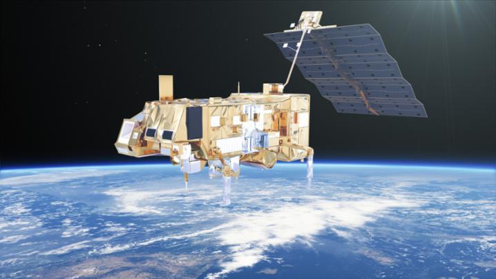 Space impacts on everyday life, from banking and agriculture to weather forecasts and television. Most satellites serve multiple civilian, commercial or security functions. So weather satellites, such as the one pictured here, could well be gathering military intelligence too. © ESA
)