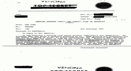 William Walters showed how the 1995 public revelation of the CIA’s top secret Venona project – a programme of cryptanalysis into Soviet communications from World War II to the 1980s – illustrated that the public, as well as scholars saw the disclosure of Venona as revealing a world that had been hidden to them. Photo © pbs.org
