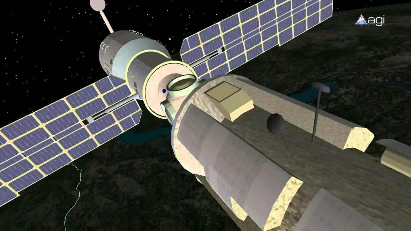 China's FENGYUN 1C polar-orbiting weather satellite was destroyed during the test of the anti-satellite weapon in 2007. Analytical Graphics created this animation using data tracks of the debris in June 2007. Picture courtesy of Analytical Graphics, Inc.
)