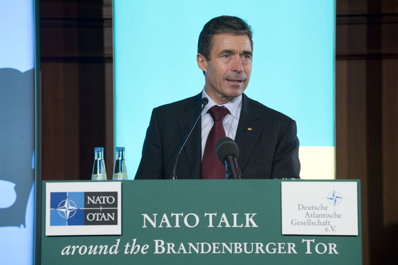 ''NATO Talk around the Brandenburger Tor''. Speech by NATO Secretary General Anders Fogh Rasmussen.