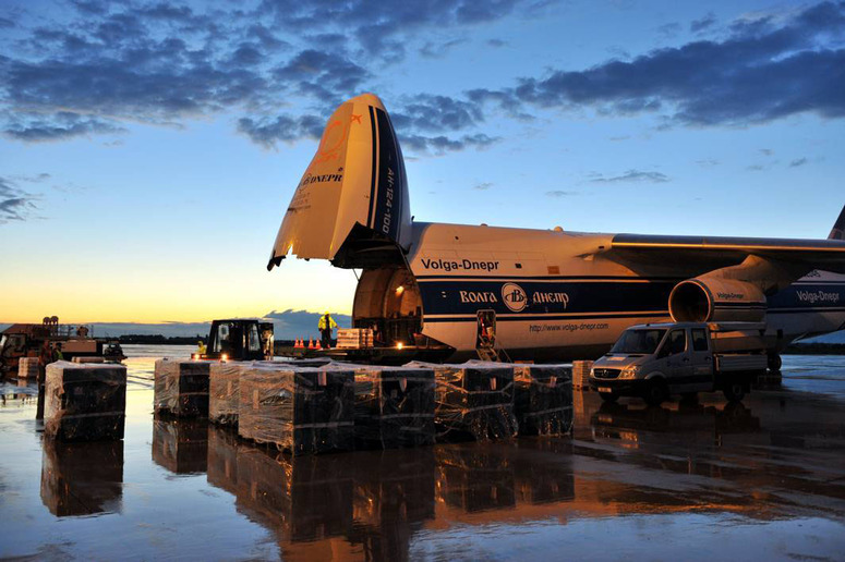 An Antonov 124 transport aircraft departed the Leipzig/Halle airport in Germany on Friday, 27 August carrying around 100 tons of relief goods to Islamabad. It delivered power generators and water tanks donated by Germany, as well baby food donated by a non-governmental organisation. The transport aircraft lease was a contribution by Germany to the overall NATO effort to airlift humanitarian aid to Pakistan.