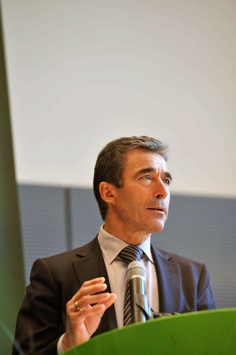 NATO Secretary General Anders Fogh Rasmussen giving a speech at the German Bundestag, at the invitation of the Green Parliamentary Group