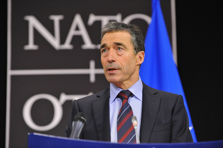 Press conference by NATO Secretary General Anders Fogh Rasmussen.