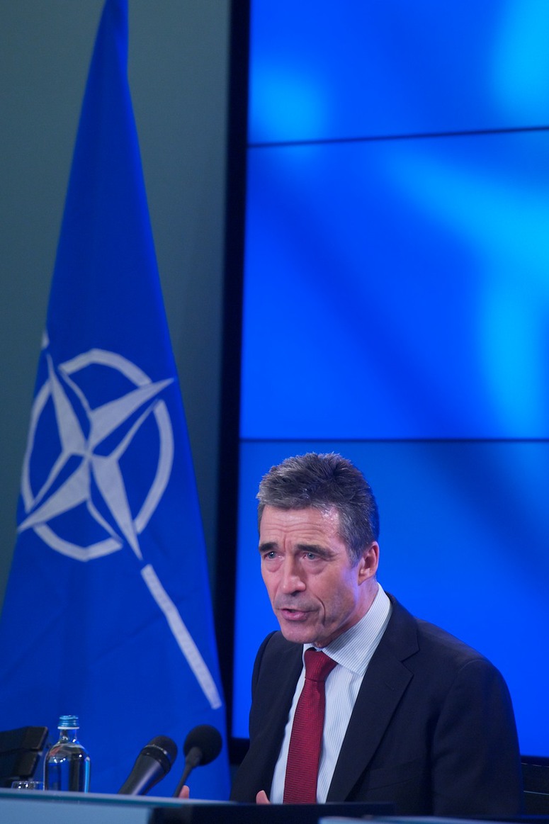 Press Conference at Residence Palace by NATO Secretary General Anders Fogh Rasmussen