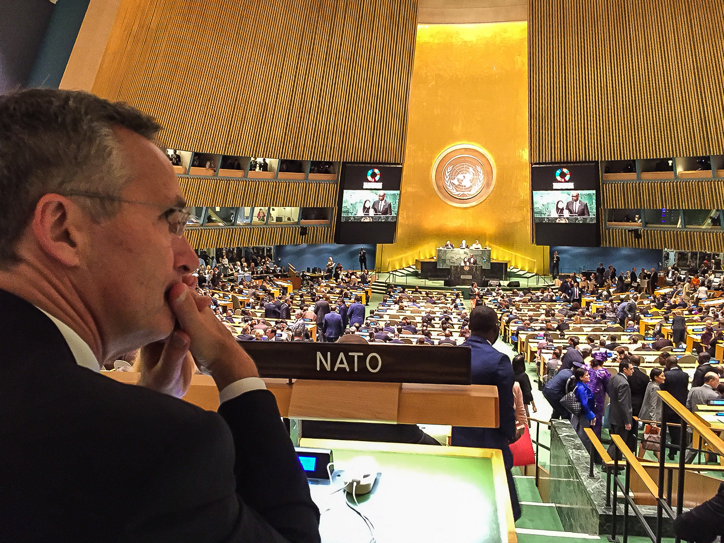NATO Secretary General attends United Nations General Assembly