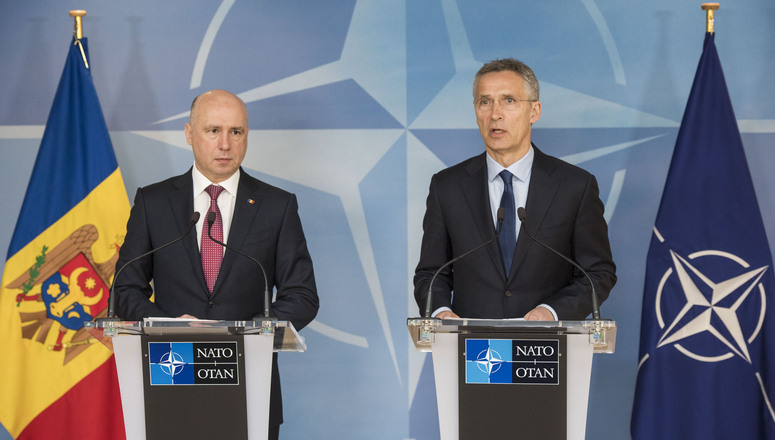 Joint press point with NATO Secretary General Jens Stoltenberg and the Prime Minister of the Republic of Moldova, Pavel Filip