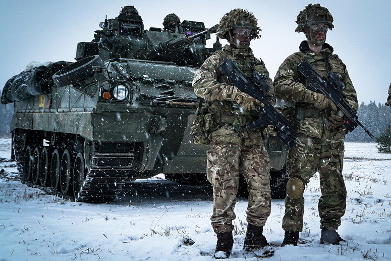 NATO - Photo gallery: British troops in Estonia as part of eFP, 31-Jan.-2018