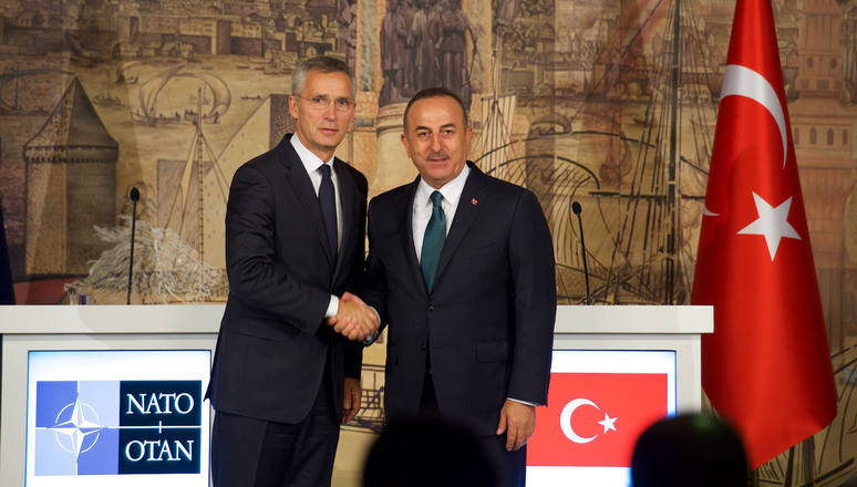 Joint press conference with NATO Secretary General Jens Stoltenberg and the Minister of Foreign Affairs, Mevlut Cavusoglu