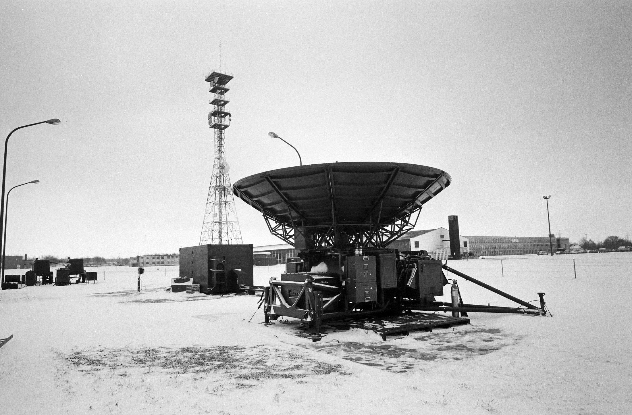 At the height of the programme, there were over 20 ground communication terminals.