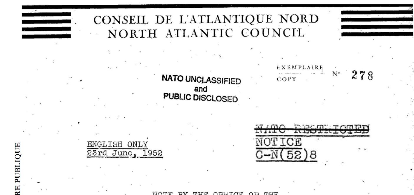 Helt vildt filosofisk samtale NATO - Declassified: For your eyes only