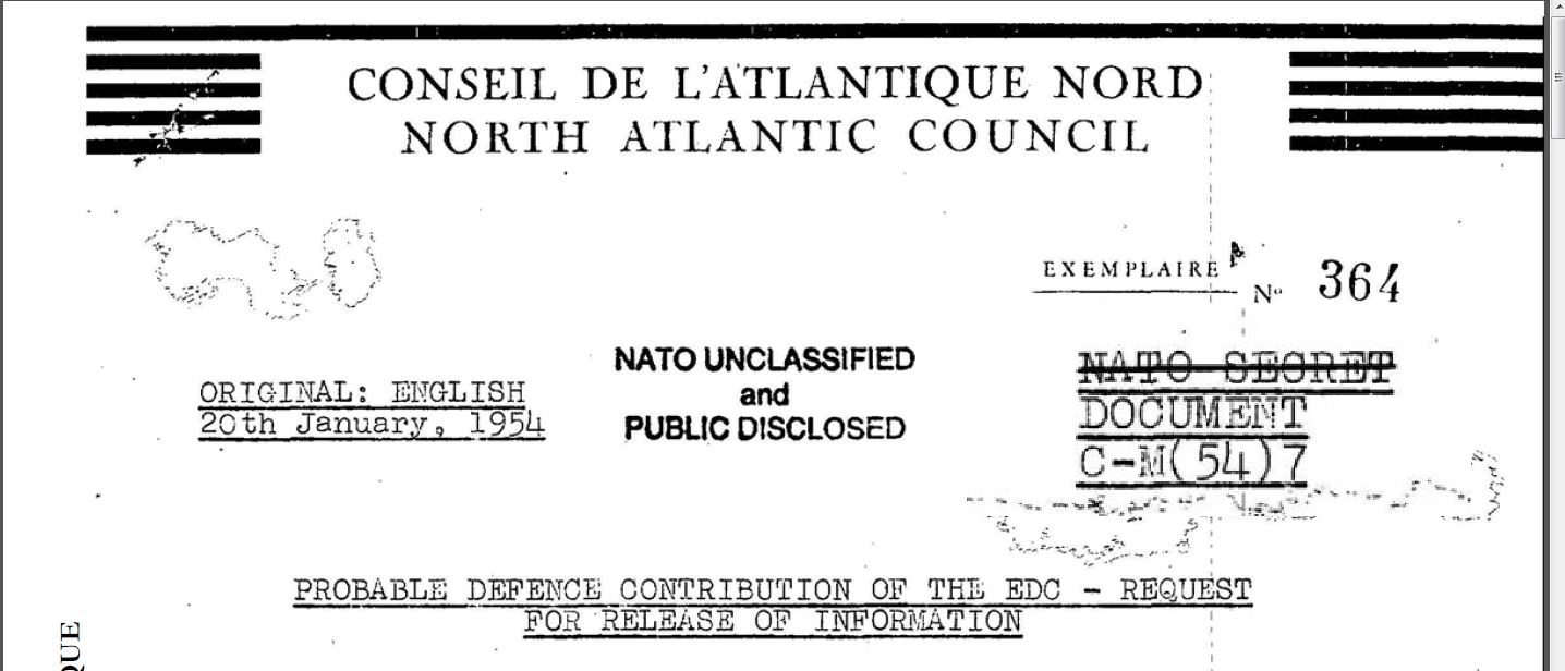 Helt vildt filosofisk samtale NATO - Declassified: For your eyes only