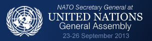 NATO Secretary General at UN General Assembly