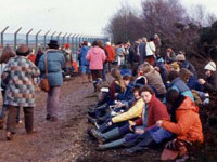 The women of Greenham Common 