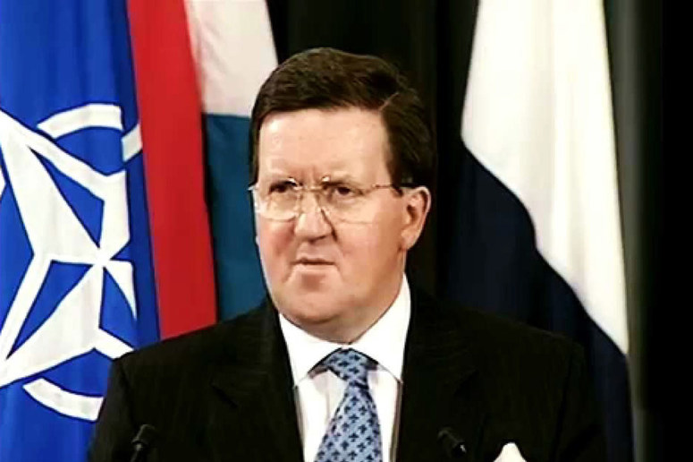 Lord Robertson's press conference, 9/11