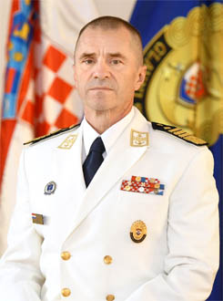 Admiral Robert Hranj, Chief of Defence of Croatia