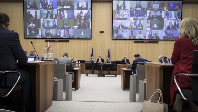 Meeting of the North Atlantic Council in Defence Ministers' session via tele-conference with opening remarks by NATO Secretary General Jens Stoltenberg