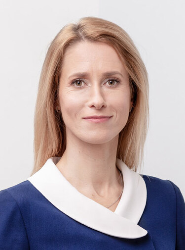 Kaja Kallas, Prime Minister of the Republic of Estonia