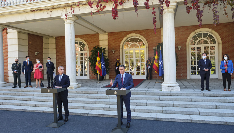 Joint press statements by NATO Secretary General Jens Stoltenberg and President of the Government of the Kingdom of Spain, Pedro Sánchez