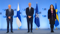 NATO Secretary General meets the Ministers for Foreign Affairs of Finland and Sweden 