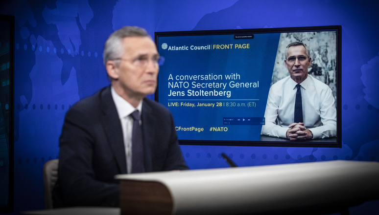 Online conversation with NATO Secretary General Jens Stoltenberg in the Atlantic Council’s #ACFrontPage event series