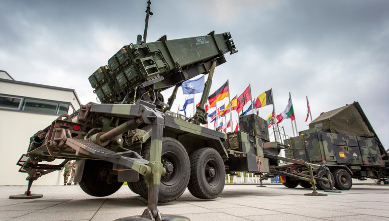 Patriot air and missile defence system on display at Allied Air Command (© NATO AIRCOM)
 