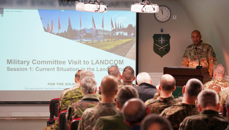 NATO Military Committee visits the Allied Land Command (LANDCOM)