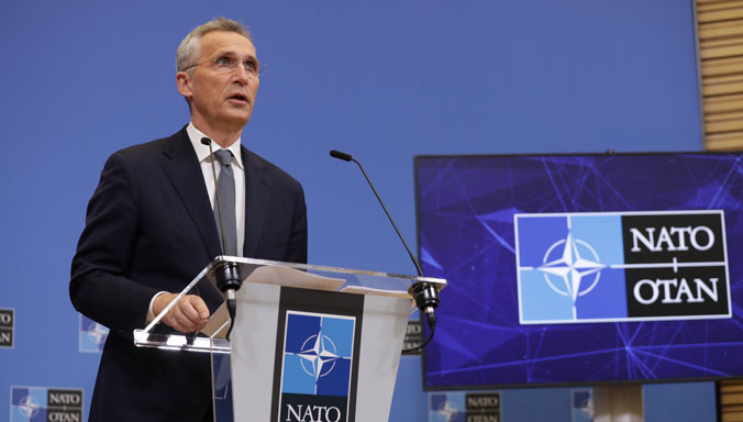 Press conference by NATO Secretary General Jens Stoltenberg in advance of the meetings of NATO Defence Ministers in Brussels on 16 and 17 February