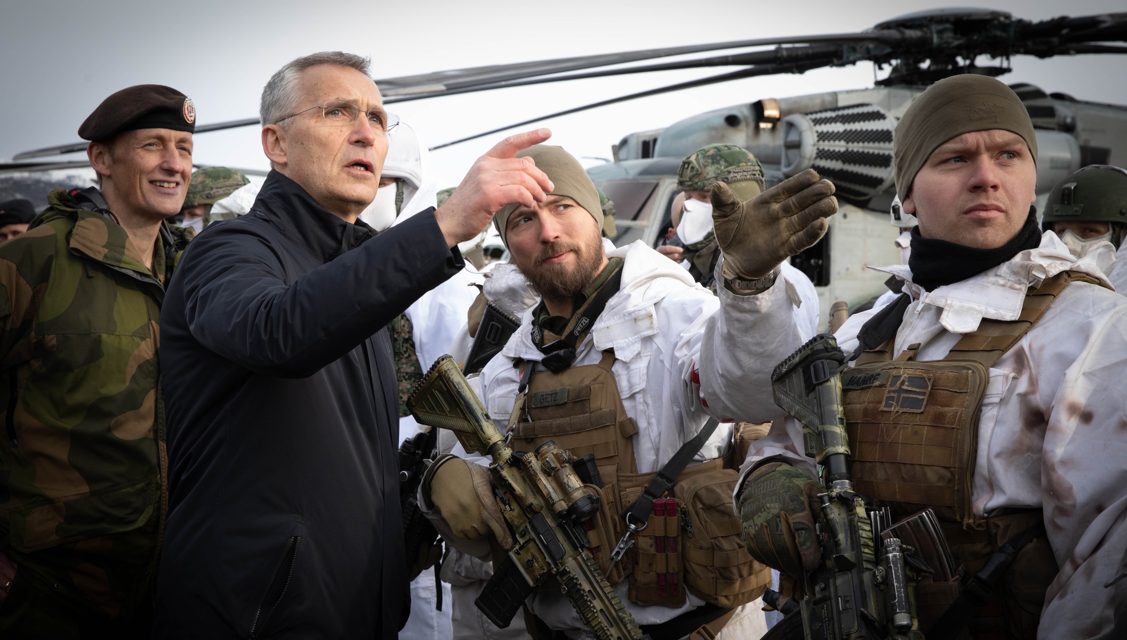 NATO Secretary General visits exercise Cold Response in Norway
