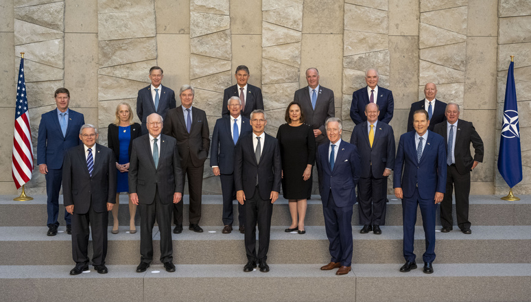 NATO Secretary General Jens Stoltenberg meets with member of the US Congress