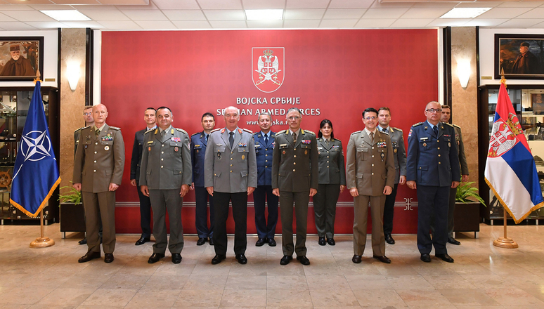 From 23 to 25 May 2022, the Director General of the NATO International Military Staff, Lieutenant General Hans-Werner Wiermann was in Serbia, where he met with Serbian officials, including the Minister of Defence, Mr Nebojša Stefanović, the State Secretary from the Ministry of Foreign Affairs, Mr Nemanja Starović and the Chief of Defence, General Milan Mojsilović. The Director General also met with the Head of the NATO Military Liaison Office, Brigadier General Antonello Zanitti.