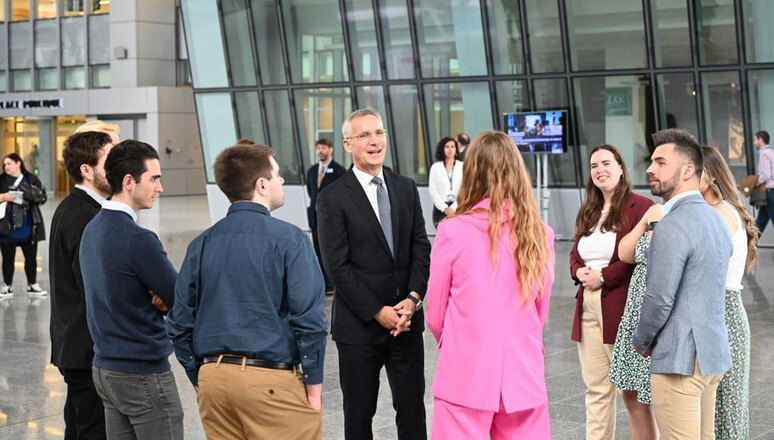 Secretary General welcomes young content creators to NATO