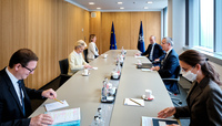 The President of the European Commission visits NATO 