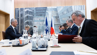The Prime Minister of the Czech Republic visits NATO 