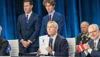 Signing Ceremony of the NATO Innovation Fund Letter of Commitment by participating Allied Leaders - NATO Summit Madrid - Spain, 27-30 June 2022 