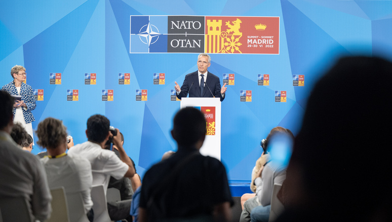 Press conference by NATO Secretary General Jens Stoltenberg at the end of the NATO Summit in Madrid
