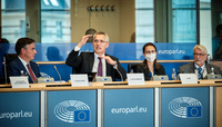 NATO Secretary General at a joint committee meeting at the European Parliament