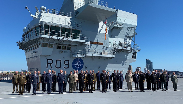 The NATO Military Committee attend maritime-related discussions in the United Kingdom