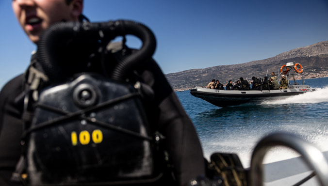 NATO - News: Deep dive – Under the waves with Croatian Special Forces and  US Navy SEALs, 26-Jul.-2022