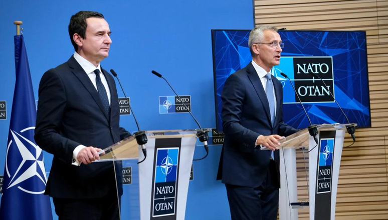 NATO Secretary General meets with Albin Kurti of Kosovo