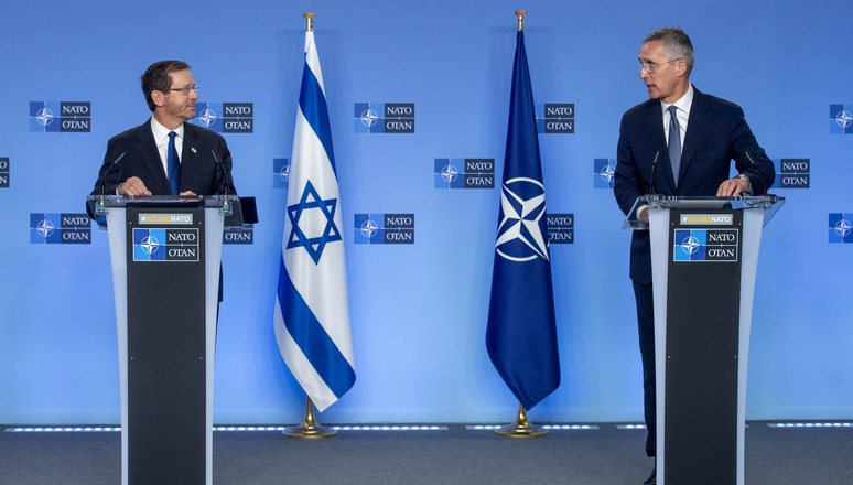 Statements by NATO Secretary General Jens Stoltenberg and the President of Israel, Isaac Herzog