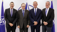 Members of the Atlantic Council visit NATO 