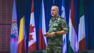 Chair of the NATO Military Committee delivers keynote address at the Joint Air and Space Power Conference 2023