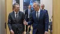 The President of Latvia visits NATO