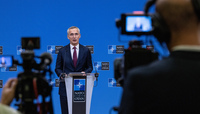 Press conference by the NATO Secretary General - Meeting of NATO Ministers of Foreign Affairs in Brussels