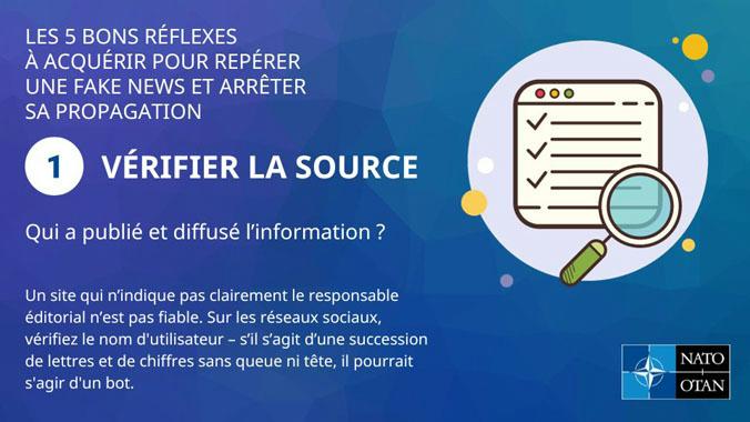 Spotting disinformation tip 1 - check the source